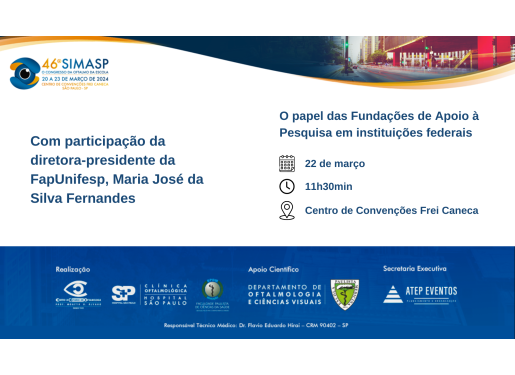 Simasp 2024 começa nesta quarta-feira; diretora-presidente da FapUnifesp é uma das palestrantes